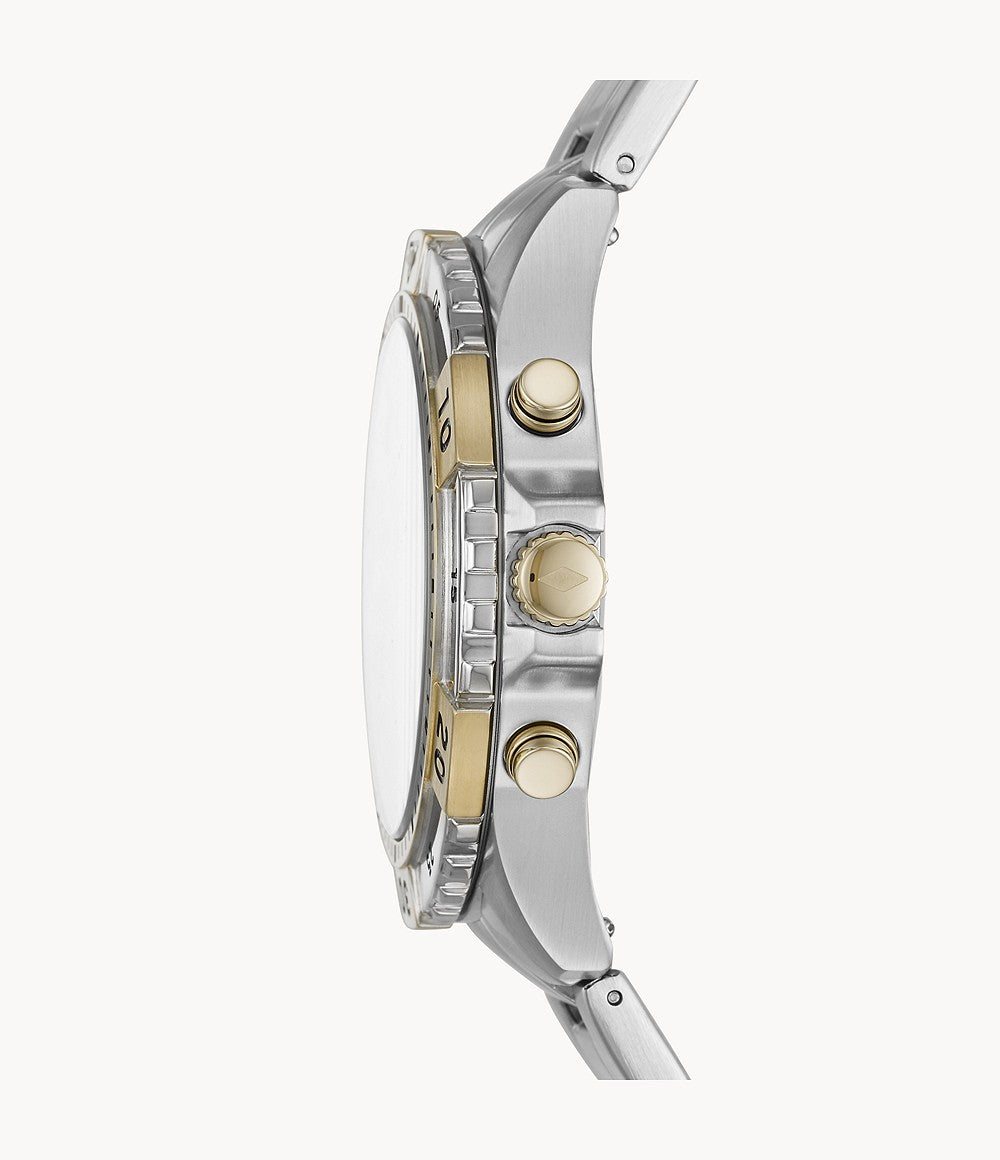Fossil Garrett Men's Chronograph Two-Tone Stainless-Steel Watch - FS5622